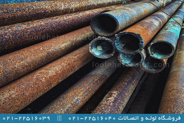 خطرات زنگ زدگی لوله های آب فلزی