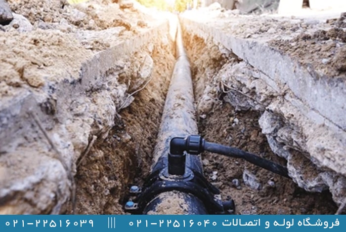 نحوه انتخاب عمق دفن لوله پلی اتیلن